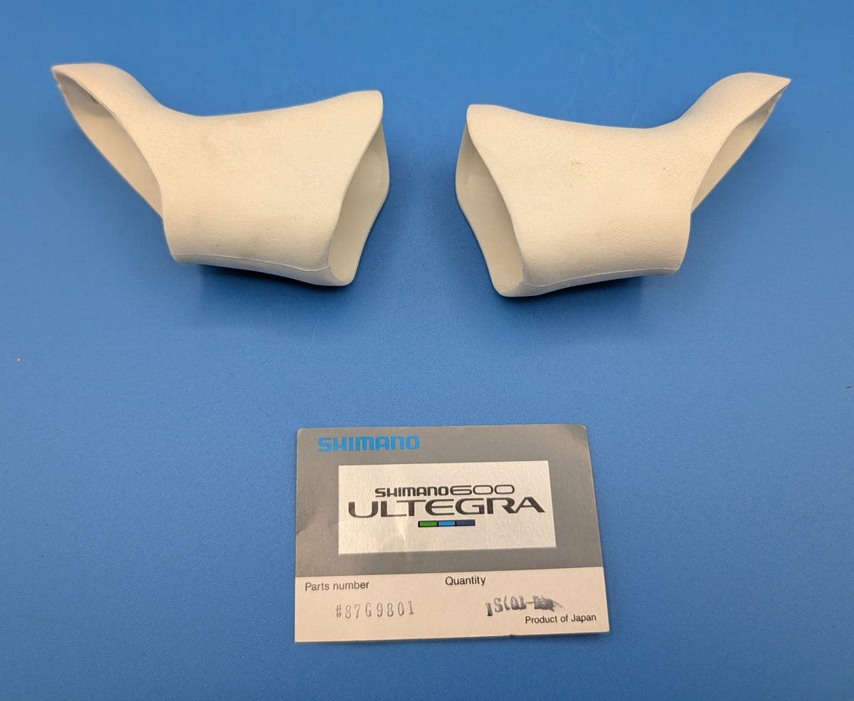 Shimano 600 Ultegra ST-6400 – Cocottes blanches NOS d’origine – Paire