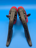 Paire Campagnolo Mirage Ergopower 3x9 entièrement reconditionnée – Cocottes rouges neuves