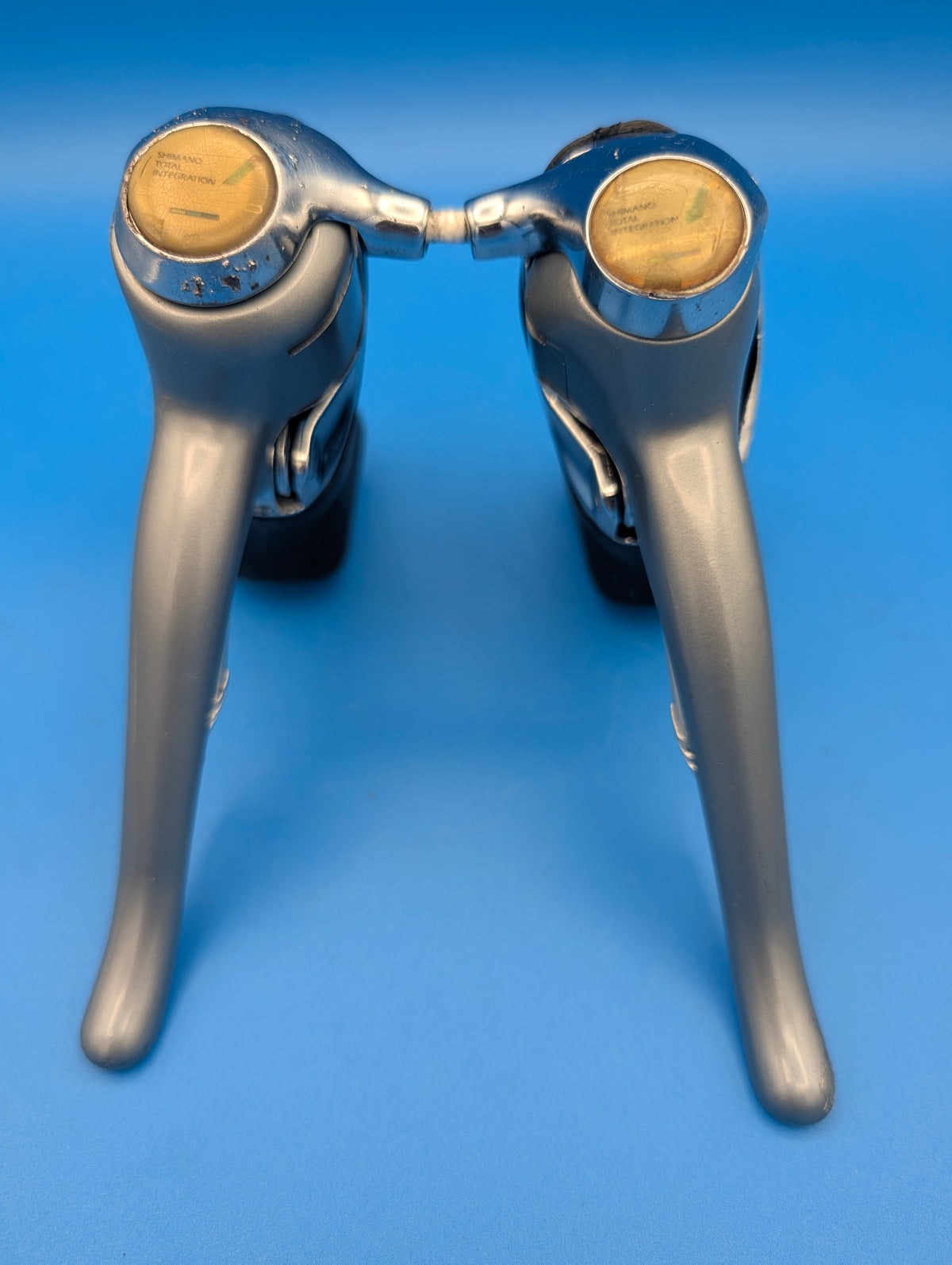 Shimano 600 Tricolor ST-6400 STI 2x8 – Vintage Road Brake and Shifter Levers #4