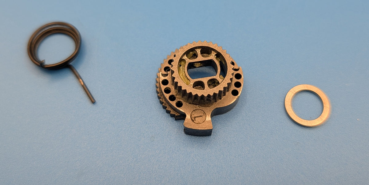 Campagnolo Record Ultra Carbon – Index Gear gauche + ressort – Ergopower 3 vitesses