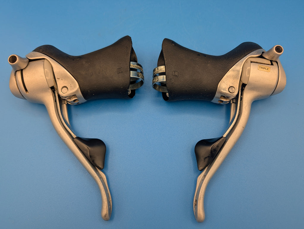 Shimano RSX ST-A416 / ST-A417 STI 3x8 – Leviers de frein et vitesses – Paire reconditionnée