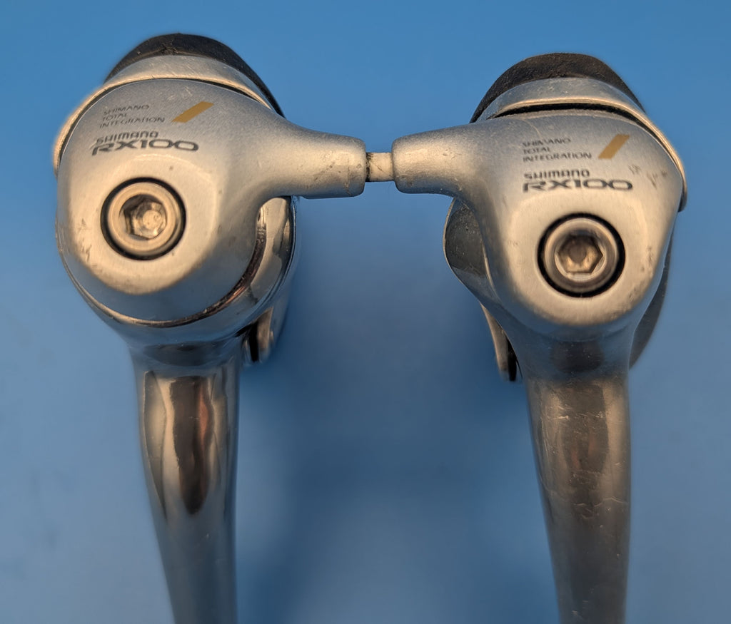 Shimano RX100 ST-A550 STI 2x8 – Leviers de frein et vitesses route vintage #2