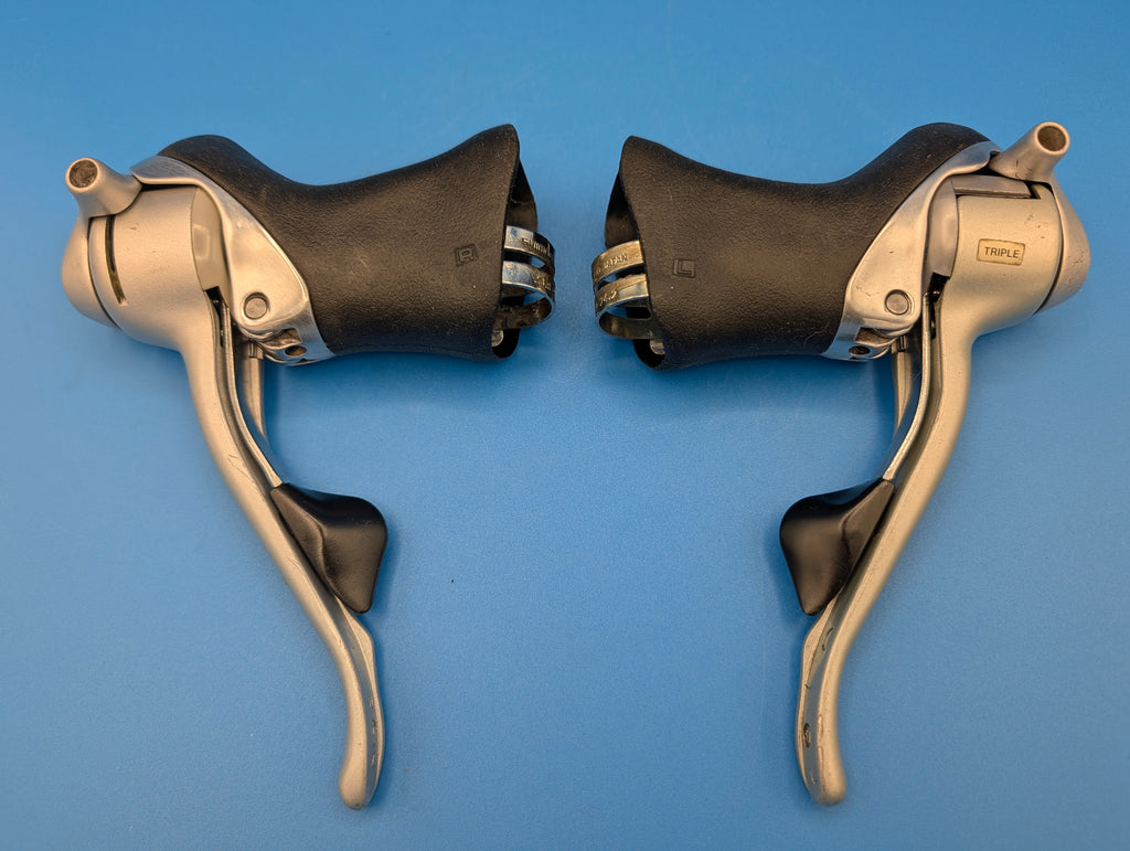 Shimano RSX ST-A416 / ST-A417 STI 3x8 – Leviers de frein et vitesses – Paire Réparé