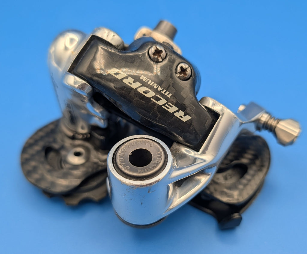 Campagnolo Record Titanium – Dérailleur arrière 9 vitesses – Carbone / Titane
